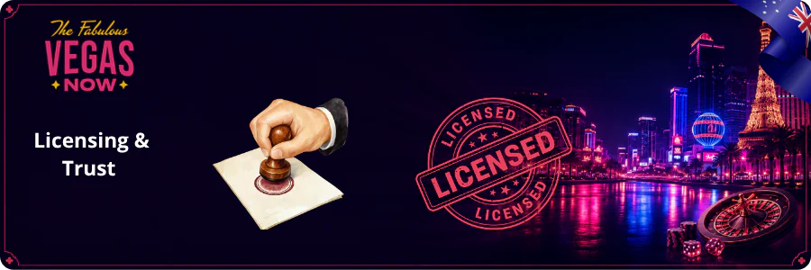 VegasNow Licensing & Trust